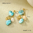 One Size / NMSE-F6210-1 Lanbeike Earrings