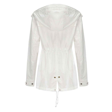 Plus Size Loose Solid Color Women's Jackets