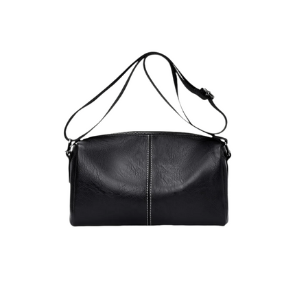 Japan Men's Portable Travel Commuter Small Shoulder Bag | New Niche Style Messenger Bag (PU Leather Crossbody Satchel)