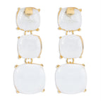 One Size / White Earrings