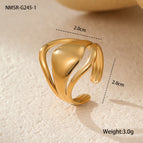 One Size / NMSR-G245-1 Wide Ring