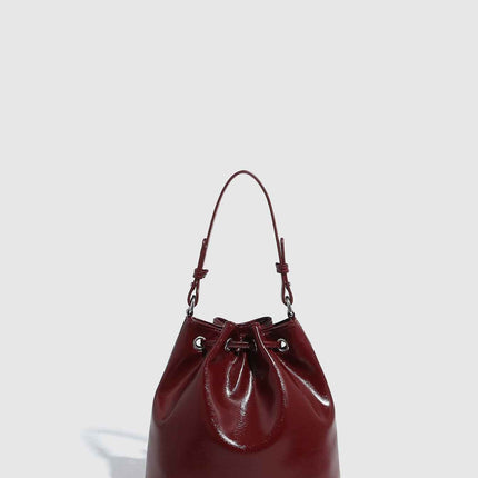 Trendy Rivet Cutout Messenger HandBag Purse
