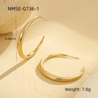 One Size / Large Gold Ear Ring
