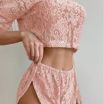 Summer Pajamas Lace Design Sleepwear