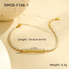 One Size / Gold Flat Bracelet