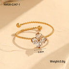 One Size / NMSR-G347-1 White Ring