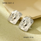 One Size / Square Steel Color