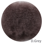 Dark gray (human hair can be bleached)