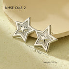 One Size / Five Pointed Star Steel Color