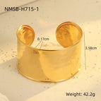 One Size / NMSB-H715-1 Wide Bracelet