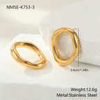 One Size / Gold Stud Earrings