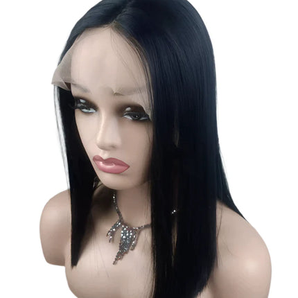 Sweet & Cute Brazilian Straight Bob Wig - Human Hair - Lace Front - Short & Fluffy