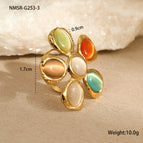 One Size / NMSR-G253-3 Flower Ring