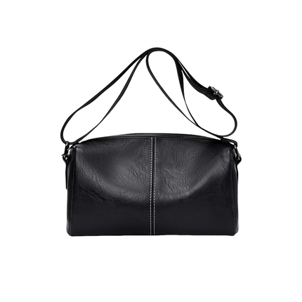 Japan Men's Portable Travel Commuter Small Shoulder Bag | New Niche Style Messenger Bag (PU Leather Crossbody Satchel)