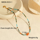 One Size / NMSN-H525-1 Red Coral Necklace