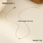 One Size / NMSN-G335-1 Gold Necklace