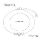 One Size / Steel Color White Diamond