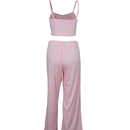 Summer Casual Two Piece Set Women's Pajamas Set