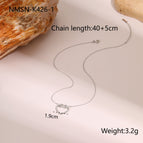 One Size / Steel Love Necklace