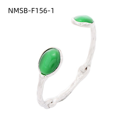 Pearl Zircon Titanium Steel Bracelet for Girls High Sense 18K Gold Stainless Steel Jewelry