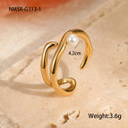 One Size / NMSR-G313-1 Gold Ring