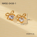 One Size / Bow Love Heart Earrings
