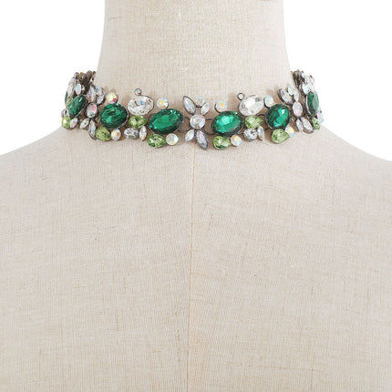 Temperamental Minority Imitation Diamond Popular Necklace Light Luxury Heavy Industry Alloy Clavicle Chain