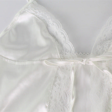 French Sling Pajamas Lace Sleepwear