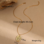 One Size / NMSN-A418-2 Gold Necklace