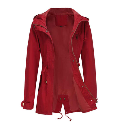 Plus Size Loose Solid Color Women's Jackets