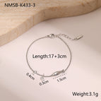One Size / Steel Small Fish Bracelet
