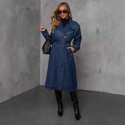 Retro Denim Windbreaker Jacket