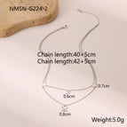 One Size / Steel Love Necklace