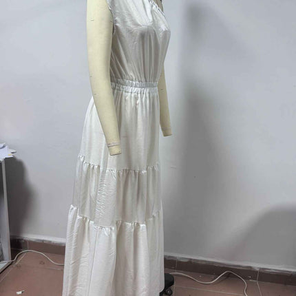 Solid Color Vacation Dress
