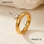 One Size / NMSR-G246-4 round Diamond Ring