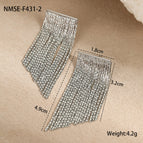 One Size / Steel Tassel Earrings