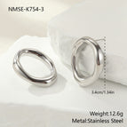 One Size / Steel Ear Studs