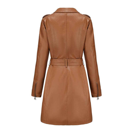 Mid Length Jacket Casual Women's Jackets