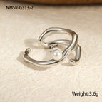 One Size / NMSR-G313-2 Steel Ring