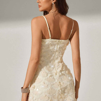 Backless Spaghetti Strap Party Dress