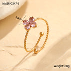 One Size / NMSR-G347-3 Pink Ring