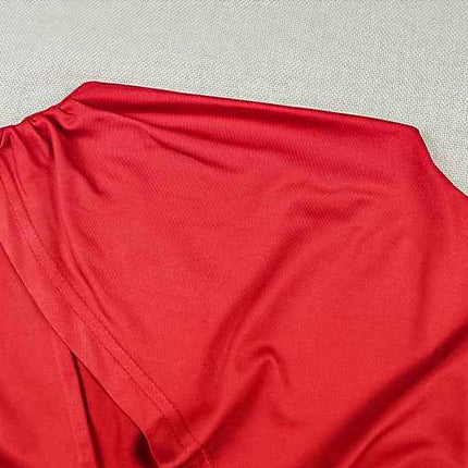Solid Color Asymmetric  Pleated Dress