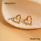 One Size / Gold Stud Earrings