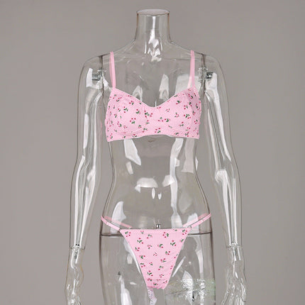 Spring Summer Lingerie Two Piece Set Casual