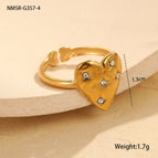 One Size / Love Heart-Shaped Ring