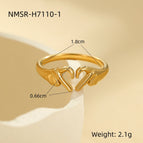 One Size / Gold Large Ring