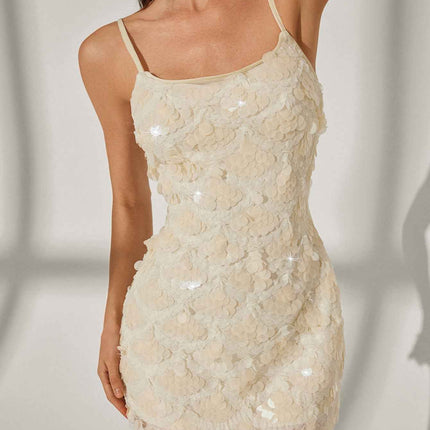 Backless Spaghetti Strap Party Dress