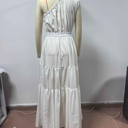 Solid Color Vacation Dress