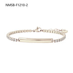 One Size / Steel Arc Bracelet