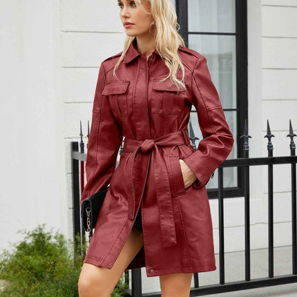 Mid Length Jacket Casual Women's Jackets